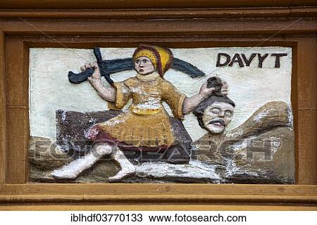 "David, King of Israel, wood carving, Alte Lateinschule Alfeld building, Alfeld, Lower Saxony, Germany, Europe" View Large Photo Image Stock Image - "David, King of Israel, wood carving, Alte Lateinschule Alfeld building, Alfeld, Lower Saxony, Germany, Europe". Fotosearch