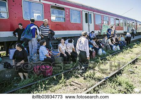 "Day labourers and traders at the train from Tirana to Shkoder, one of the few train connections in the country, Albania, Europe" View Large Photo Image Stock Image - "Day labourers and traders at the train from Tirana to Shkoder, one of the few train connections in the country, Albania, Europe". Fotosearch