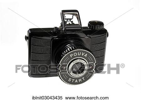 Stock Photography - "DDR cult camera, Pouva Start, roll film camera 6x6". Fotosearch