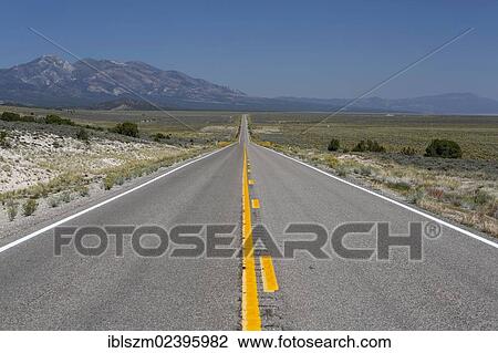 "Dead straight highway, Route 93, Nevada, USA" View Large Photo Image Stock Image - "Dead straight highway, Route 93, Nevada, USA". Fotosearch