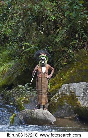 "Decorated and painted tribal chief in the Highlands, Paya, Highland, Papua New Guinea, Oceania" View Large Photo Image Stock Photo - "Decorated and painted tribal chief in the Highlands, Paya, Highland, Papua New Guinea, Oceania". Fotosearch