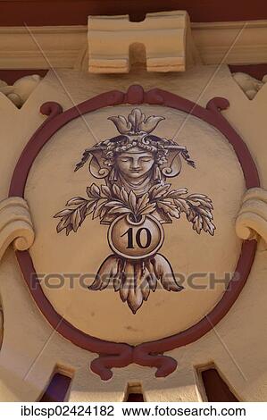 Decorated building, detail, in Principality of Monaco, Europe View Large Photo Image Stock Image - Decorated building, detail, in Principality of Monaco, Europe. Fotosearch