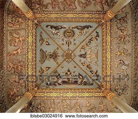 "Decorated ceiling of Patou Xai triumphal arch, Vientiane, Vientiane Province, Laos, Asia" View Large Photo Image Stock Photograph - "Decorated ceiling of Patou Xai triumphal arch, Vientiane, Vientiane Province, Laos, Asia". Fotosearch