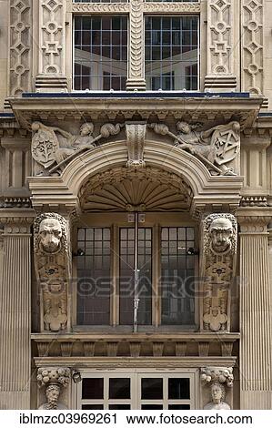 "Decorative bay window, Renaissance Revival architecture, 19th century, historic town house, Roggenmarkt street, Munster, Munsterland, North Rhine-Westphalia, Germany, Europe" View Large Photo Image Stock Image - "Decorative bay window, Renaissance Revival architecture, 19th century, historic town house, Roggenmarkt street, Munster, Munsterland, North Rhine-Westphalia, Germany, Europe". Fotosearch