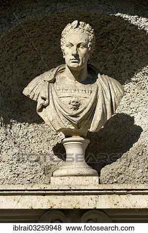 "Decorative bust of the Roman Emperor Julius Caesar, by Josef Rauch, outer wall of the Bavarian National Museum, Bayerisches Nationalmuseum, Munich, Upper Bavaria, Bavaria, Germany, Europe" View Large Photo Image Stock Photo - "Decorative bust of the Roman Emperor Julius Caesar, by Josef Rauch, outer wall of the Bavarian National Museum, Bayerisches Nationalmuseum, Munich, Upper Bavaria, Bavaria, Germany, Europe". Fotosearch