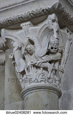 "Decorative capital, Cathedral of Vezelay, Vezelay, Departement Yonne, Region Burgundy, France, Europe" View Large Photo Image Stock Image - "Decorative capital, Cathedral of Vezelay, Vezelay, Departement Yonne, Region Burgundy, France, Europe". Fotosearch