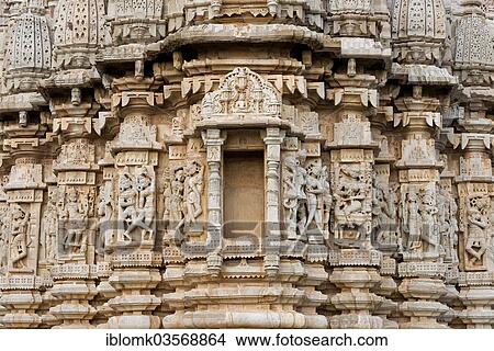 "Decorative sculptures, detail on Jain Mahavira Temple, Chittorgarh Fort Mountain, Chittorgarh, Rajasthan, India, Asia" View Large Photo Image Picture - "Decorative sculptures, detail on Jain Mahavira Temple, Chittorgarh Fort Mountain, Chittorgarh, Rajasthan, India, Asia". Fotosearch