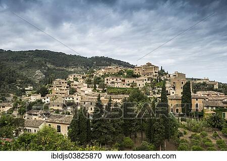 "Deia, Soller, Majorca, Balearic Islands, Spain, Europe" View Large Photo Image Stock Image - "Deia, Soller, Majorca, Balearic Islands, Spain, Europe". Fotosearch