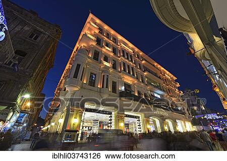 "Demiroeren department store on Istiklal Avenue or Istiklal Caddesi, Beyoglu, Istanbul, European side, Istanbul Province, Turkey, European side, Europe" View Large Photo Image Stock Photograph - "Demiroeren department store on Istiklal Avenue or Istiklal Caddesi, Beyoglu, Istanbul, European side, Istanbul Province, Turkey, European side, Europe". Fotosearch