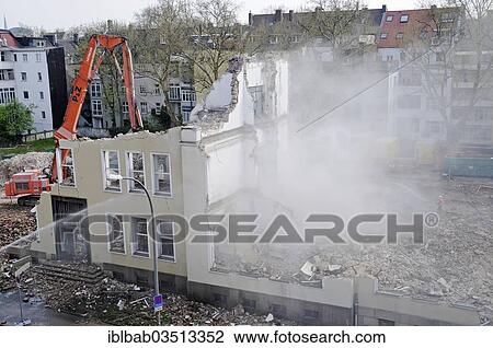 "Demolition of a house, Dortmund, Ruhr district, North Rhine-Westphalia, Germany, Europe" View Large Photo Image Stock Image - "Demolition of a house, Dortmund, Ruhr district, North Rhine-Westphalia, Germany, Europe". Fotosearch