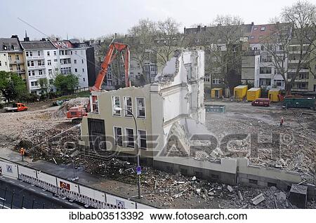 "Demolition of a house, Dortmund, Ruhr district, North Rhine-Westphalia, Germany, Europe" View Large Photo Image Stock Image - "Demolition of a house, Dortmund, Ruhr district, North Rhine-Westphalia, Germany, Europe". Fotosearch