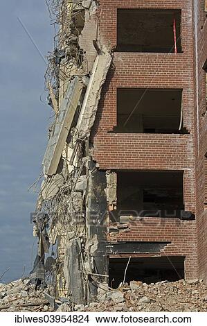 Picture - "Demolition of the Brewster-Douglass public housing projects, Detroit, Michigan, United States, North America". Fotosearch