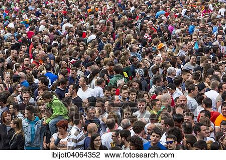 "Densely packed crowd at a public festival, Mons, Wallonia, Belgium, Europe" View Large Photo Image Stock Image - "Densely packed crowd at a public festival, Mons, Wallonia, Belgium, Europe". Fotosearch
