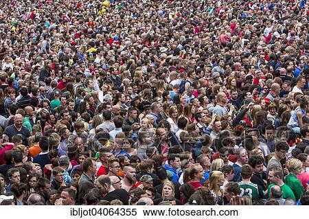 "Densely packed crowd at a public festival, Mons, Wallonia, Belgium, Europe" View Large Photo Image Stock Photography - "Densely packed crowd at a public festival, Mons, Wallonia, Belgium, Europe". Fotosearch