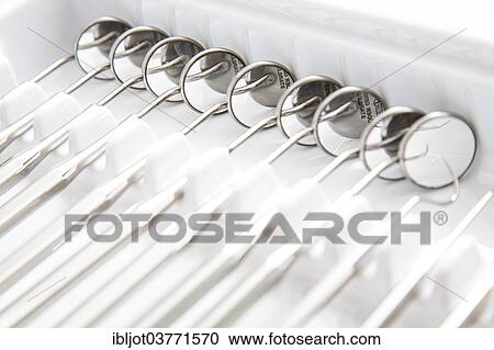 "Dental instruments, dental mirrors" View Large Photo Image Stock Image - "Dental instruments, dental mirrors". Fotosearch