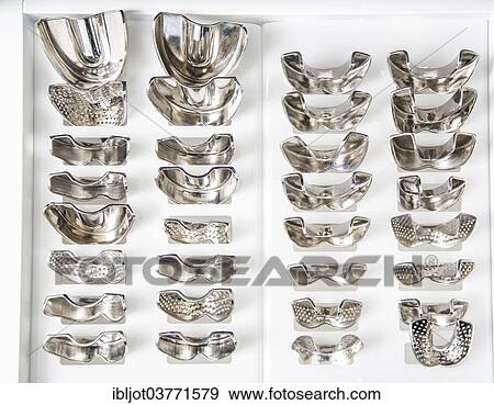 "Dental instruments, forms for a dental impression" View Large Photo Image Stock Photo - "Dental instruments, forms for a dental impression". Fotosearch