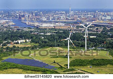 "Deponie Georgswerder landfill, converted into the """"Georgswerder energy hill"""" during the International Building Exhibition IBA Hamburg, Wilhelmsburg, Hamburg, Hamburg, Germany, Europe" View Large Photo Image Stock Image - "Deponie Georgswerder landfill, converted into the """"Georgswerder energy hill"""" during the International Building Exhibition IBA Hamburg, Wilhelmsburg, Hamburg, Hamburg, Germany, Europe". Fotosearch