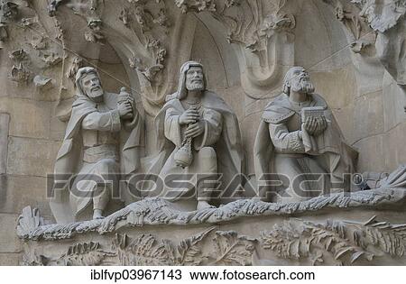 "Detail of the Nativity facade of the Sagrada Familia, Holy Family Church of the Atonement, by architect Antoni Gaudi, UNESCO World Heritage Site, Barcelona,? Çï? ÇïCatalonia, Spain, Europe" View Large Photo Image Stock Image - "Detail of the Nativity facade of the Sagrada Familia, Holy Family Church of the Atonement, by architect Antoni Gaudi, UNESCO World Heritage Site, Barcelona,? Çï? ÇïCatalonia, Spain, Europe". Fotosearch