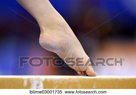 "Detail view of a foot, balance beam, EnBW Gymnastics World Cup 2012, Porsche-Arena, Stuttgart, Baden-Wurttemberg, Germany, Europe" View Large Photo Image Stock Photography - "Detail view of a foot, balance beam, EnBW Gymnastics World Cup 2012, Porsche-Arena, Stuttgart, Baden-Wurttemberg, Germany, Europe". Fotosearch