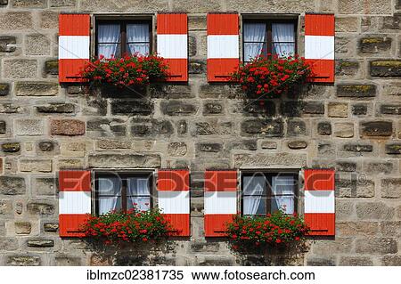 "Detail view of the Herbruck town gate, 1476, flowers and red and white shutters, Marktplatz 27, Lauf an der Pegnitz, Middle Franconia, Bavaria, Germany, Europe" View Large Photo Image Stock Photography - "Detail view of the Herbruck town gate, 1476, flowers and red and white shutters, Marktplatz 27, Lauf an der Pegnitz, Middle Franconia, Bavaria, Germany, Europe". Fotosearch