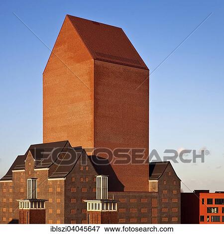 "Detail view of the new NRW State Archive in the Innenhafen or Inner Harbour in Duisburg, Ruhr Area, North Rhine Westphalia, Germany, Europe" View Large Photo Image Stock Photo - "Detail view of the new NRW State Archive in the Innenhafen or Inner Harbour in Duisburg, Ruhr Area, North Rhine Westphalia, Germany, Europe". Fotosearch