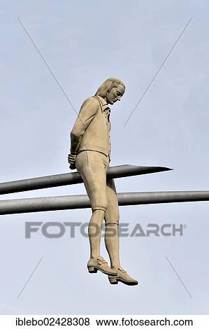 "Detailed view, Hoelderlin im Kreisverkehr sculpture by Peter Lenk, Lauffen am Neckar, Baden-Wuerttemberg, Germany, Europe" View Large Photo Image Stock Photo - "Detailed view, Hoelderlin im Kreisverkehr sculpture by Peter Lenk, Lauffen am Neckar, Baden-Wuerttemberg, Germany, Europe". Fotosearch