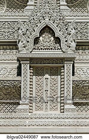 "Detailed view of a stupa, decorated with elaborate stone carvings, by King Norodom I of Cambodia, Wat Preah Keo, Royal Palace, Phnom Penh, Cambodia, Southeast Asia, Asia" View Large Photo Image Stock Photo - "Detailed view of a stupa, decorated with elaborate stone carvings, by King Norodom I of Cambodia, Wat Preah Keo, Royal Palace, Phnom Penh, Cambodia, Southeast Asia, Asia". Fotosearch