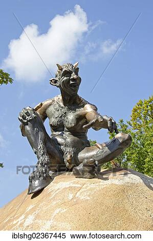 "Devil statue on Hexentanzplatz plateau, Witches' Dance Floor, Thale, Harz, Saxony-Anhalt, Germany, Europe" View Large Photo Image Stock Photography - "Devil statue on Hexentanzplatz plateau, Witches' Dance Floor, Thale, Harz, Saxony-Anhalt, Germany, Europe". Fotosearch
