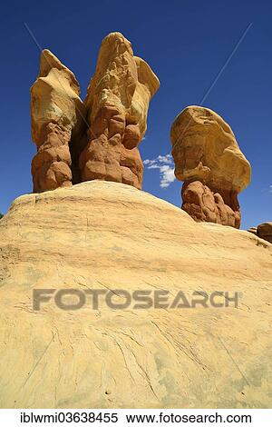 "Devil's Garden, eroded hoodoos and rock formations of Entrada Sandstone, goblins, Hole-In-The-Rock Road, Grand Staircase-Escalante National Monument, Utah, United States, North America" View Large Photo Image Stock Photography - "Devil's Garden, eroded hoodoos and rock formations of Entrada Sandstone, goblins, Hole-In-The-Rock Road, Grand Staircase-Escalante National Monument, Utah, United States, North America". Fotosearch