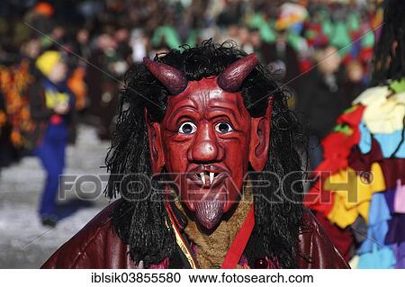 "Devil's mask, carnival parade, Eberhardzell, Upper Swabia, Baden-Wurttemberg, Germany, Europe" View Large Photo Image Stock Image - "Devil's mask, carnival parade, Eberhardzell, Upper Swabia, Baden-Wurttemberg, Germany, Europe". Fotosearch