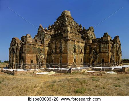 Stock Photo - "Dhammayangyi Temple, field with Buddhist ruins, Ebene von Pagan, Bagan, Mandalay Division, Myanmar, Burma, Asia". Fotosearch