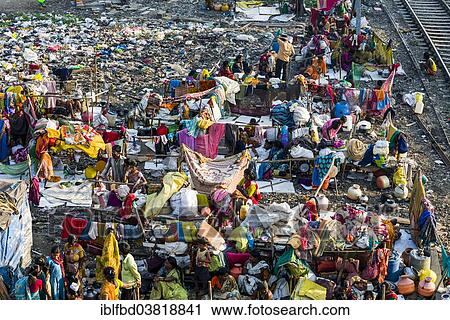 "Dharavi Slum, Mumbai, Maharashtra, India, Asia" View Large Photo Image Stock Image - "Dharavi Slum, Mumbai, Maharashtra, India, Asia". Fotosearch
