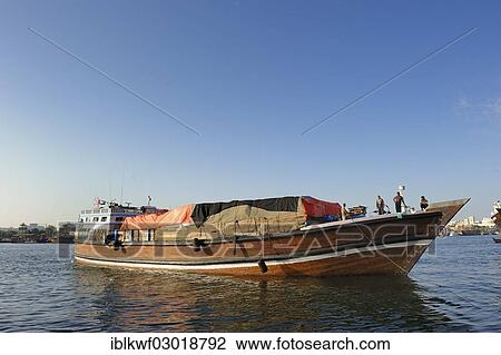 "Dhow on Dubai Creek, Daira, Dubai, Emirate of Dubai, United Arab Emirates, Asia" View Large Photo Image Stock Image - "Dhow on Dubai Creek, Daira, Dubai, Emirate of Dubai, United Arab Emirates, Asia". Fotosearch
