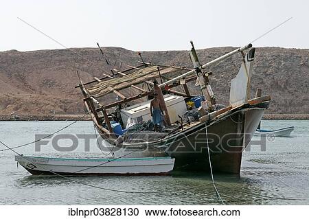 "Dhow-ship in the harbour of Sur, Ash Sharqiyah province, Sultanate of Oman, Arabian Peninsula" View Large Photo Image Stock Image - "Dhow-ship in the harbour of Sur, Ash Sharqiyah province, Sultanate of Oman, Arabian Peninsula". Fotosearch