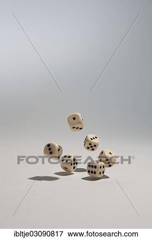 Stock Photo - Dice rolling. Fotosearch