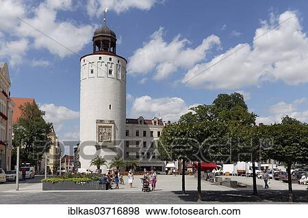 "Dicker Turm tower or Frauenturm, Marienplatz square, Gorlitz, Saxony, Germany, Europe" View Large Photo Image Stock Photo - "Dicker Turm tower or Frauenturm, Marienplatz square, Gorlitz, Saxony, Germany, Europe". Fotosearch