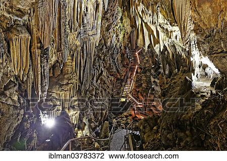 Stock Image - "Dim Magarasi stalactite cave, Dimcay Valley, Alanya, Antalya Province, Mediterranean, Turkey, Asia". Fotosearch