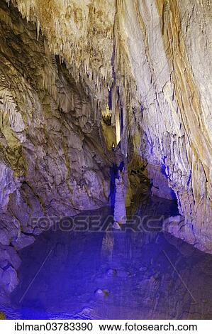 Stock Image - "Dim Magarasi stalactite cave, Dimcay Valley, Alanya, Antalya Province, Mediterranean, Turkey, Asia". Fotosearch