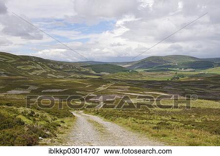 "Dirt road and landscape in the Grampian Mountains, Scotland, United Kingdom, Europe" View Large Photo Image Stock Photo - "Dirt road and landscape in the Grampian Mountains, Scotland, United Kingdom, Europe". Fotosearch