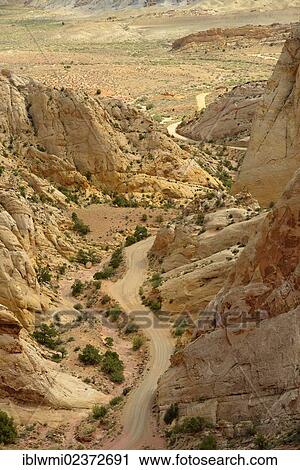 "Dirt road, Notom-Bullfrog Road winding through the Muley Twist Canyon, Capitol Reef National Park, Utah, USA" View Large Photo Image Stock Image - "Dirt road, Notom-Bullfrog Road winding through the Muley Twist Canyon, Capitol Reef National Park, Utah, USA". Fotosearch