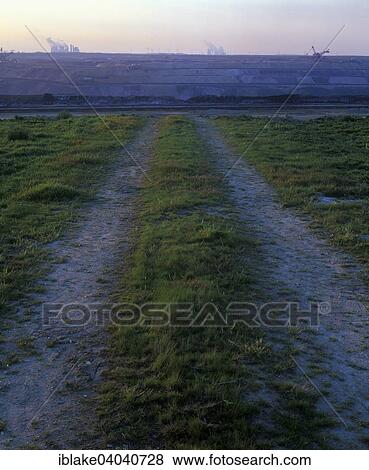 "Dirt track, Garzweiler II open-cast lignite mine, North Rhine-Westphalia, Germany, Europe" View Large Photo Image Stock Photo - "Dirt track, Garzweiler II open-cast lignite mine, North Rhine-Westphalia, Germany, Europe". Fotosearch