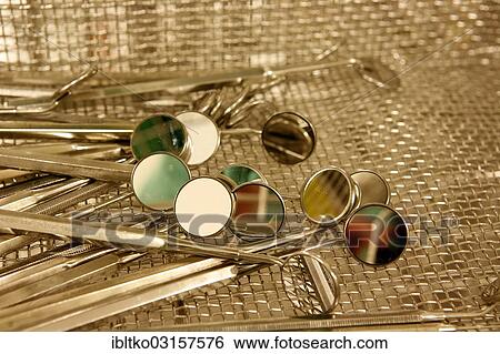 Disinfected dental mirrors View Large Photo Image Stock Photograph - Disinfected dental mirrors. Fotosearch