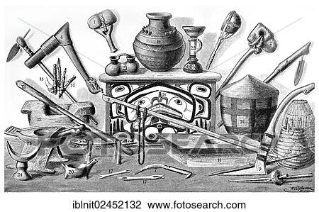 "Display chart, equipment of primitive peoples I, illustration, Meyers Konversations-Lexikon encyclopedia, 1897" View Large Photo Image Stock Image - "Display chart, equipment of primitive peoples I, illustration, Meyers Konversations-Lexikon encyclopedia, 1897". Fotosearch