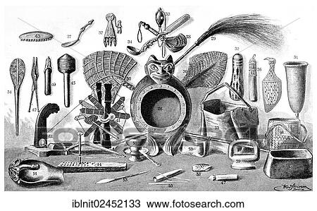 "Display chart, equipment of primitive peoples II, illustration, Meyers Konversations-Lexikon encyclopedia, 1897" View Large Photo Image Stock Image - "Display chart, equipment of primitive peoples II, illustration, Meyers Konversations-Lexikon encyclopedia, 1897". Fotosearch
