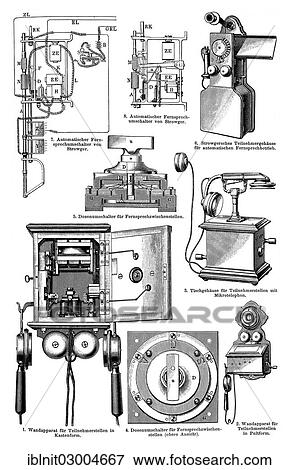 "Display chart, telephones, illustration from Meyers Konversations-Lexikon encyclopaedia, 1897" View Large Photo Image Stock Photo - "Display chart, telephones, illustration from Meyers Konversations-Lexikon encyclopaedia, 1897". Fotosearch