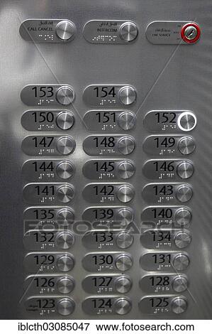"Display panel of the Burj Khalifa elevator with the exclusive floors 152-154, Dubai, Emirate of Dubai, United Arab Emirates, Asia" View Large Photo Image Stock Photo - "Display panel of the Burj Khalifa elevator with the exclusive floors 152-154, Dubai, Emirate of Dubai, United Arab Emirates, Asia". Fotosearch