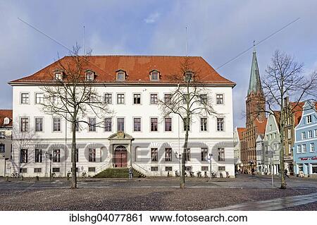 Stock Image - "District Court, Luneburg, Lower Saxony, Germany, Europe". Fotosearch
