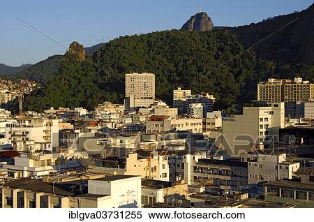 "District of Rio de Janeiro in front of Corcovado Mountain, Rio de Janeiro, Rio de Janeiro State, Brazil, South America" View Large Photo Image Stock Photography - "District of Rio de Janeiro in front of Corcovado Mountain, Rio de Janeiro, Rio de Janeiro State, Brazil, South America". Fotosearch
