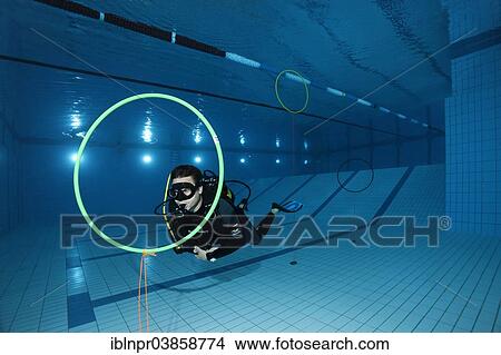 "Dive training, scuba diver in a swimming pool, Nuremberg, Bavaria, Germany, Europe" View Large Photo Image Picture - "Dive training, scuba diver in a swimming pool, Nuremberg, Bavaria, Germany, Europe". Fotosearch
