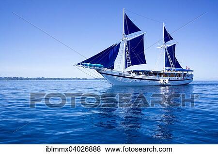 Stock Photo - "Diving sailing ship PALAU SIREN, Palau, Micronesia, Oceania". Fotosearch